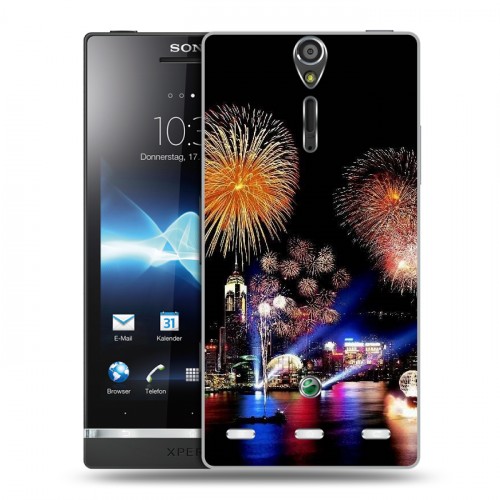 Дизайнерский пластиковый чехол для Sony Xperia S Китайский Новый Год