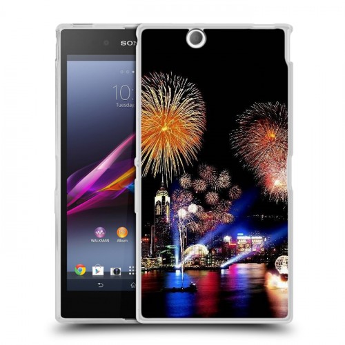 Дизайнерский пластиковый чехол для Sony Xperia Z Ultra  Китайский Новый Год