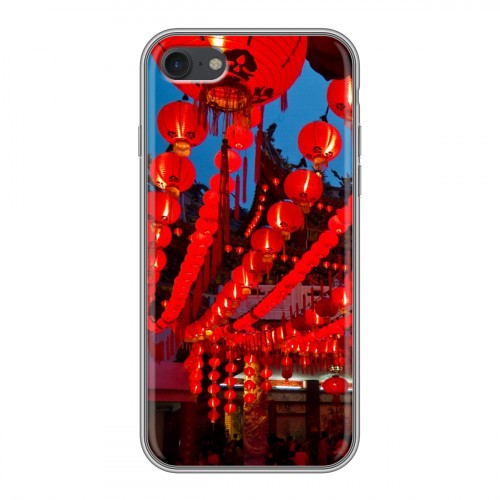 Дизайнерский силиконовый чехол для Iphone 7 Китайский Новый Год