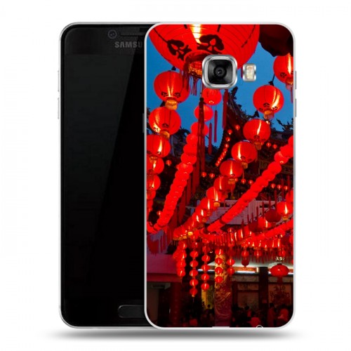 Дизайнерский пластиковый чехол для Samsung Galaxy C5 Китайский Новый Год