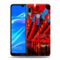 Дизайнерский пластиковый чехол для Huawei Y6 (2019) Китайский Новый Год