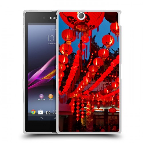 Дизайнерский пластиковый чехол для Sony Xperia Z Ultra  Китайский Новый Год