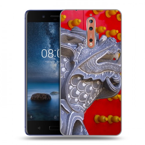 Дизайнерский пластиковый чехол для Nokia 8