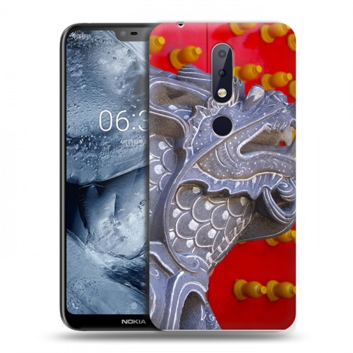 Дизайнерский силиконовый чехол для Nokia 6.1 Plus