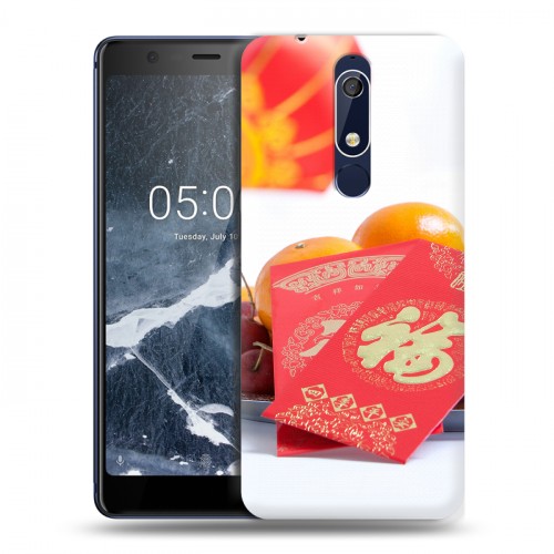 Дизайнерский пластиковый чехол для Nokia 5.1