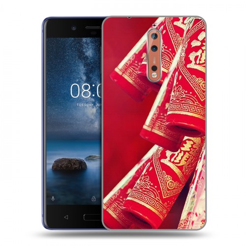 Дизайнерский пластиковый чехол для Nokia 8