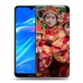 Дизайнерский пластиковый чехол для Huawei Y6 (2019)