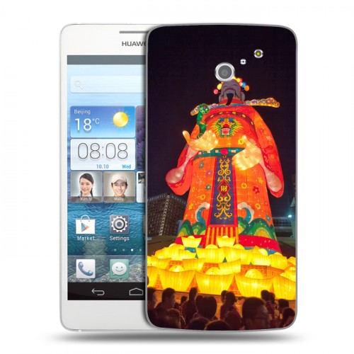 Дизайнерский пластиковый чехол для Huawei Ascend D2