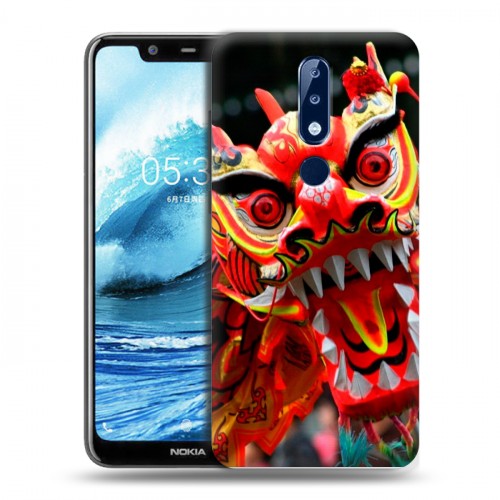 Дизайнерский пластиковый чехол для Nokia 5.1 Plus