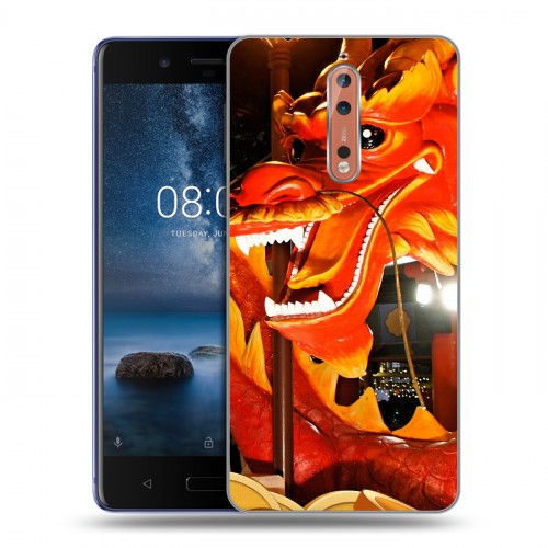 Дизайнерский пластиковый чехол для Nokia 8