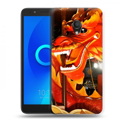 Дизайнерский пластиковый чехол для Alcatel 1C