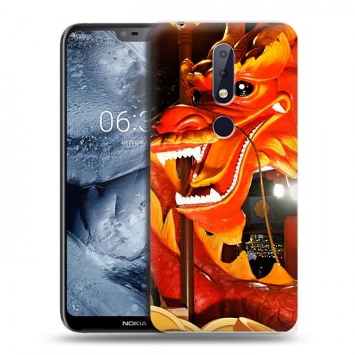 Дизайнерский силиконовый чехол для Nokia 6.1 Plus