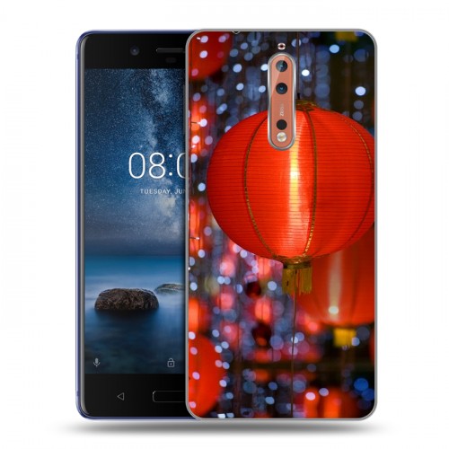 Дизайнерский пластиковый чехол для Nokia 8