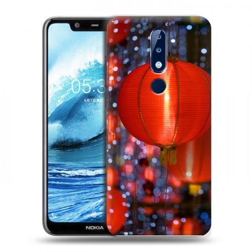 Дизайнерский силиконовый чехол для Nokia 5.1 Plus