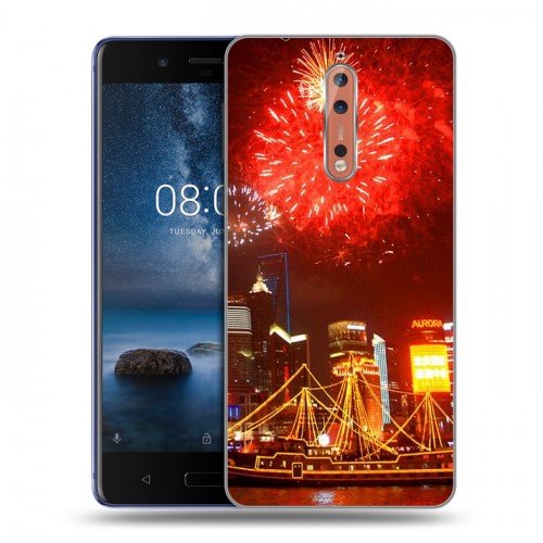 Дизайнерский пластиковый чехол для Nokia 8