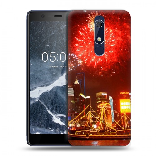 Дизайнерский пластиковый чехол для Nokia 5.1