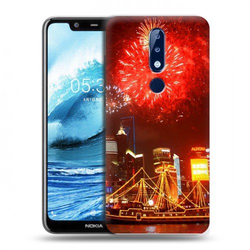 Дизайнерский пластиковый чехол для Nokia 5.1 Plus