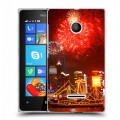 Дизайнерский пластиковый чехол для Microsoft Lumia 435