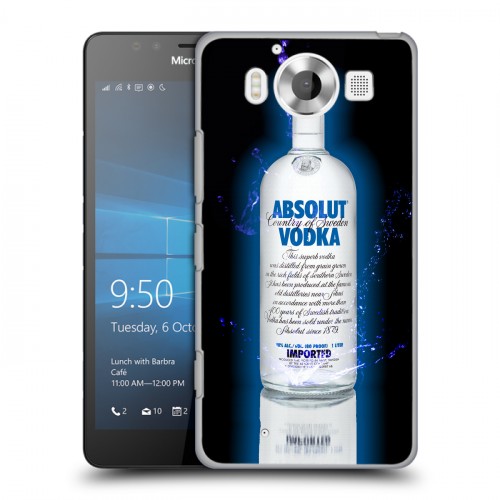 Дизайнерский пластиковый чехол для Microsoft Lumia 950 Absolut