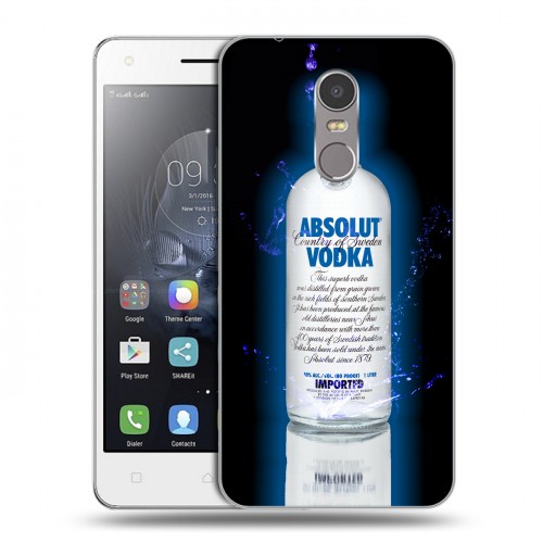 Дизайнерский пластиковый чехол для Lenovo K6 Note Absolut