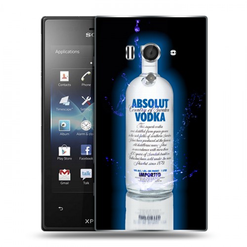 Дизайнерский пластиковый чехол для Sony Xperia acro S Absolut