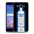 Дизайнерский пластиковый чехол для Huawei Y3 (2017) Absolut