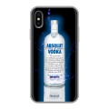 Дизайнерский силиконовый чехол для Iphone x10 Absolut