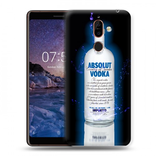 Дизайнерский пластиковый чехол для Nokia 7 Plus Absolut