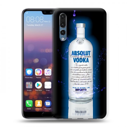 Дизайнерский силиконовый с усиленными углами чехол для Huawei P20 Pro Absolut