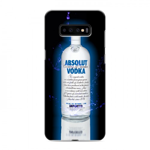 Дизайнерский пластиковый чехол для Samsung Galaxy S10 Plus Absolut