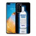 Дизайнерский силиконовый с усиленными углами чехол для Huawei P40 Absolut