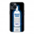 Дизайнерский пластиковый чехол для Iphone 14 Absolut