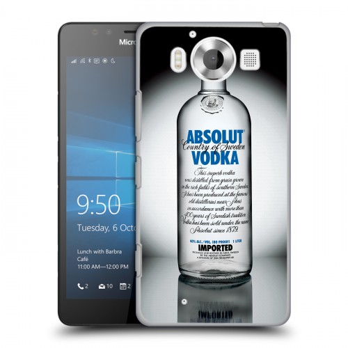 Дизайнерский пластиковый чехол для Microsoft Lumia 950 Absolut