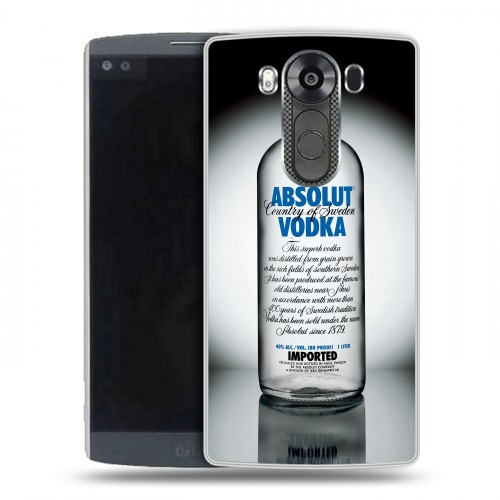 Дизайнерский пластиковый чехол для LG V10 Absolut