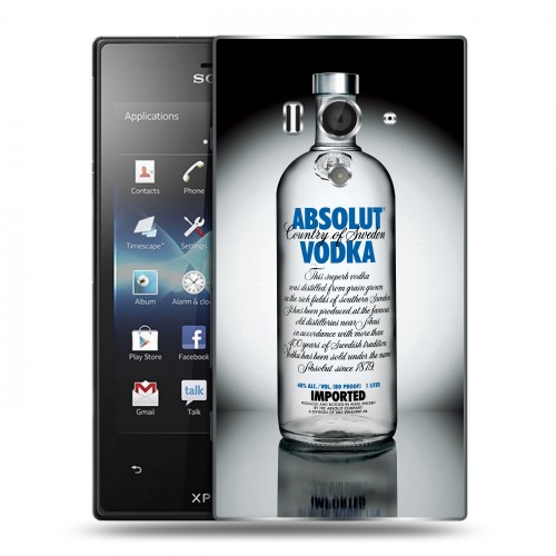 Дизайнерский пластиковый чехол для Sony Xperia acro S Absolut