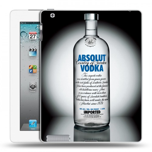 Дизайнерский пластиковый чехол для Ipad 2/3/4 Absolut