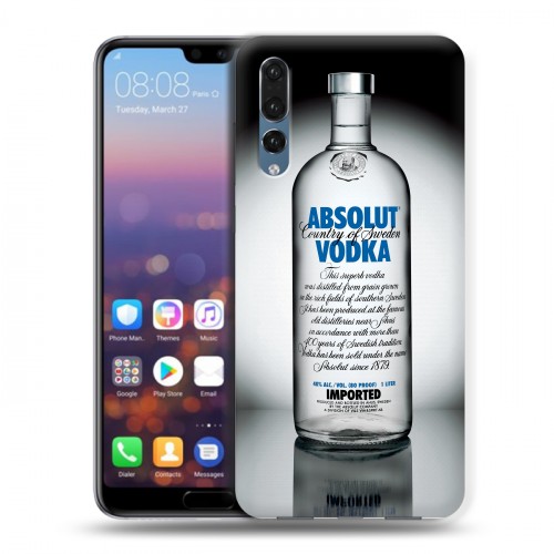 Дизайнерский силиконовый с усиленными углами чехол для Huawei P20 Pro Absolut