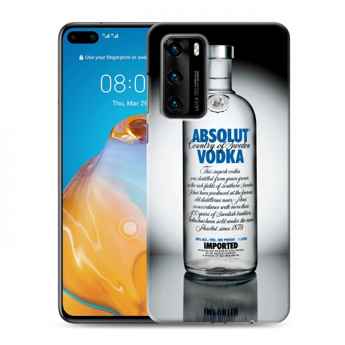 Дизайнерский пластиковый чехол для Huawei P40 Absolut