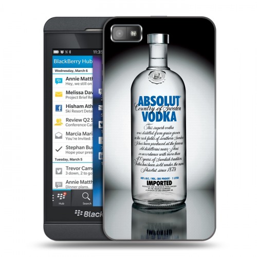 Дизайнерский пластиковый чехол для BlackBerry Z10 Absolut