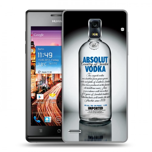 Дизайнерский пластиковый чехол для Huawei Ascend P1 Absolut