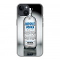 Дизайнерский пластиковый чехол для Iphone 14 Absolut