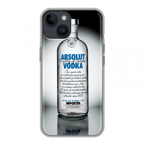 Дизайнерский пластиковый чехол для Iphone 14 Absolut