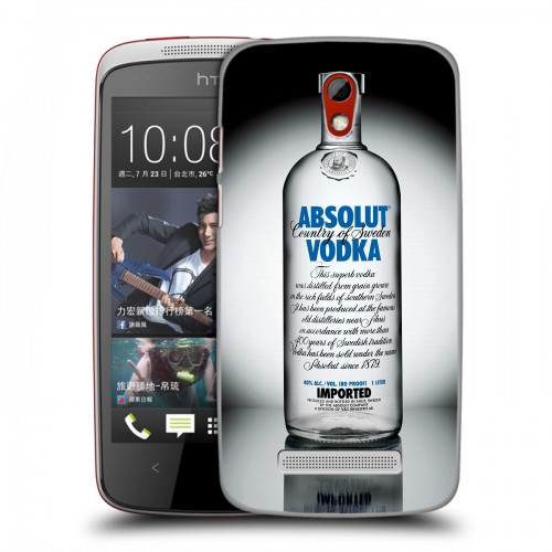 Дизайнерский пластиковый чехол для HTC Desire 500 Absolut