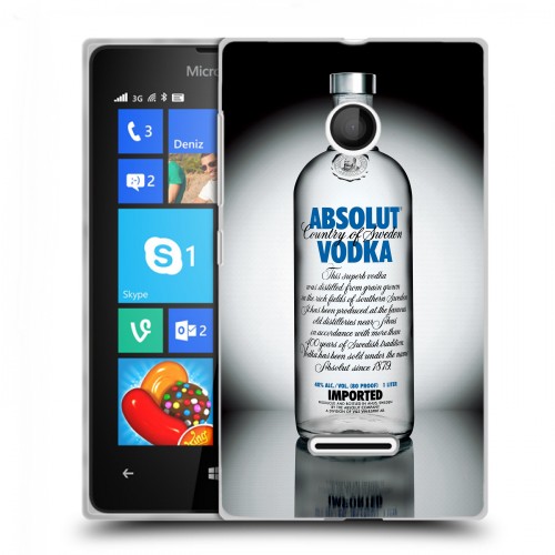 Дизайнерский пластиковый чехол для Microsoft Lumia 435 Absolut