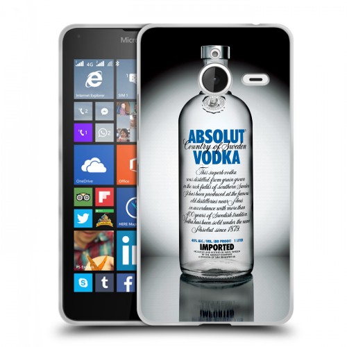 Дизайнерский пластиковый чехол для Microsoft Lumia 640 XL Absolut