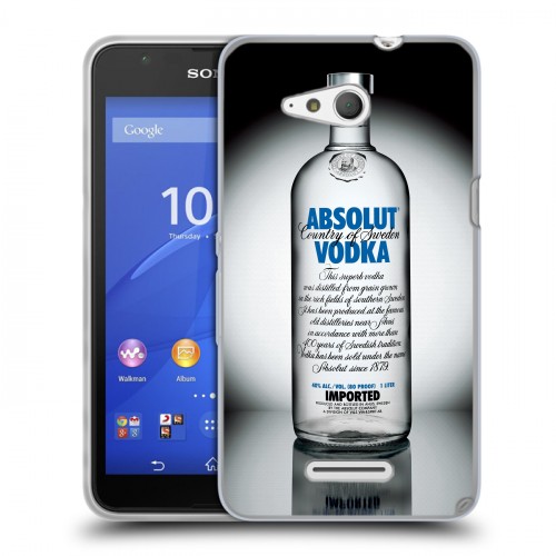 Дизайнерский пластиковый чехол для Sony Xperia E4g Absolut