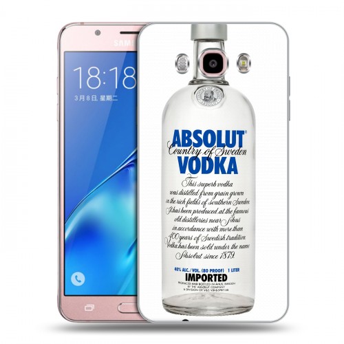 Дизайнерский силиконовый с усиленными углами чехол для Samsung Galaxy J5 (2016) Absolut