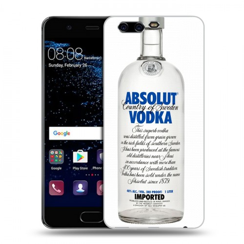 Дизайнерский пластиковый чехол для Huawei P10 Absolut