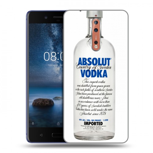 Дизайнерский пластиковый чехол для Nokia 8 Absolut