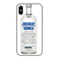 Дизайнерский силиконовый чехол для Iphone x10 Absolut